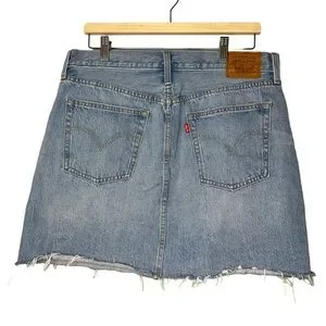 Levi s Jeans Levis Premium High Rise Deconstructed Skirt In